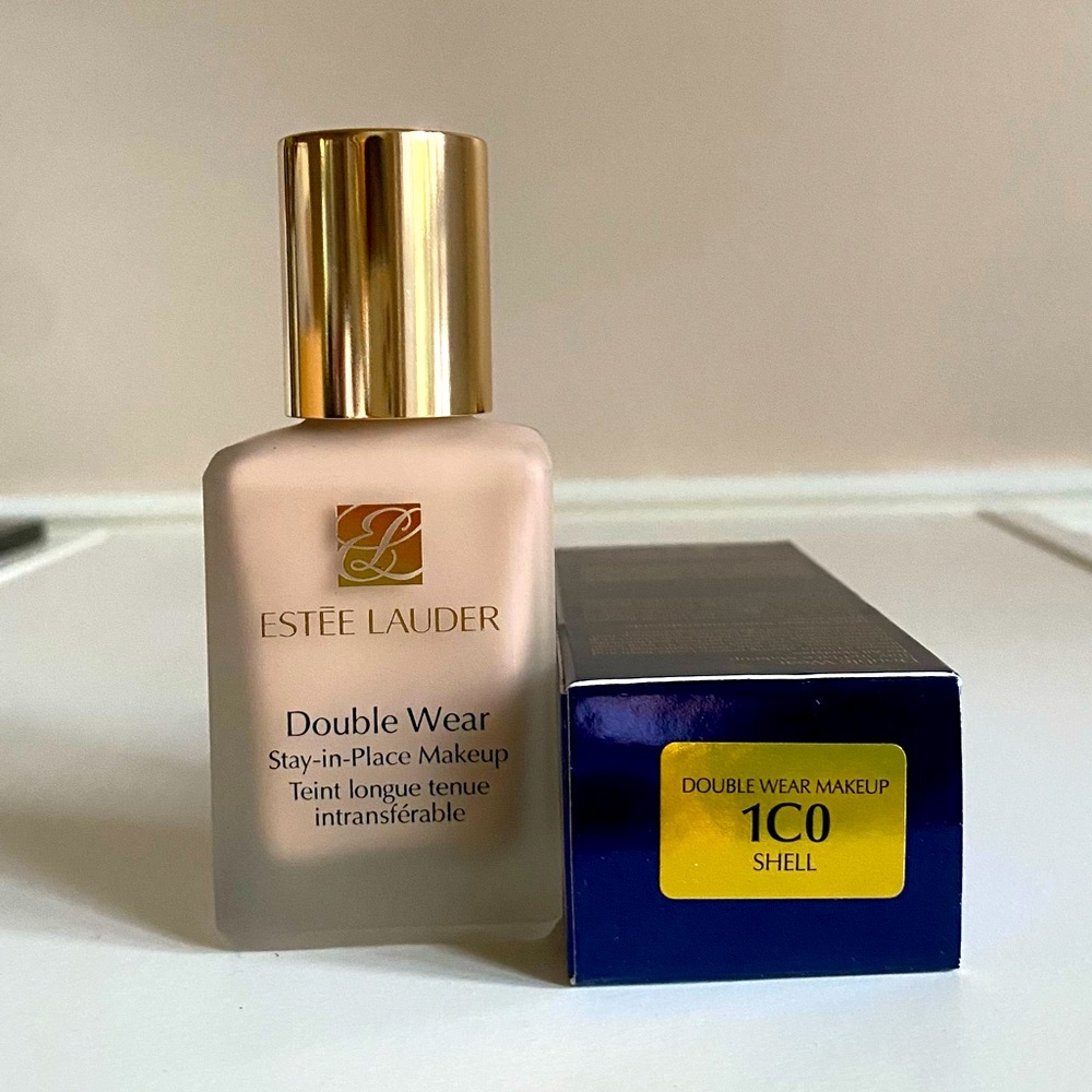 1C0 Shell ~Estée Lauder  Double Wear Stay-in-Place Liquid Makeup Foundation, NIB